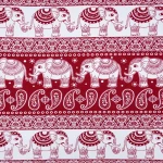 Paisley Elephant Interlock | PI016-NA2820