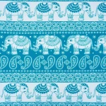 Paisley Elephant Interlock | PI016-NA2820
