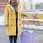 Yellow Recycle Sherpa Fabric | GT592J1234E60