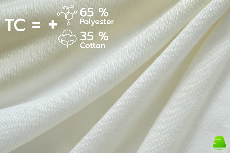 TC fabric fabric blended with polyester and cotton