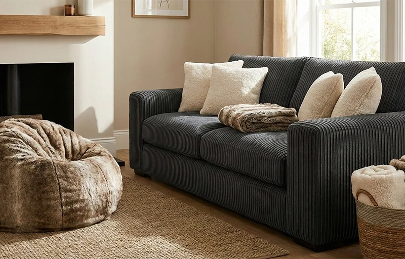 signature wide-ribbed structure,