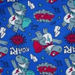 ผ้าพิมพ์อินเตอร์ล็อค ลายGodzilla Roar | PI336 JP6592